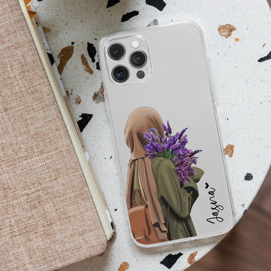 Ferns and petal hijabi