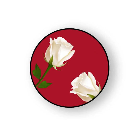White Rose Pop Grippers