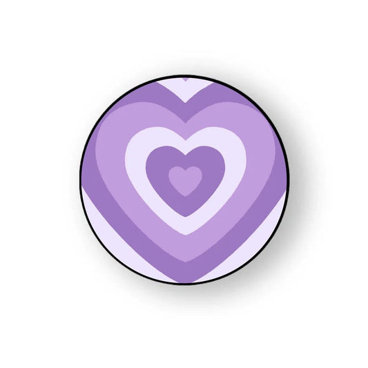 Y2k Purple Heart Pop Grippers